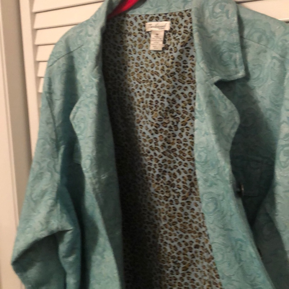 Turquoise jacket - Picture 3 of 4